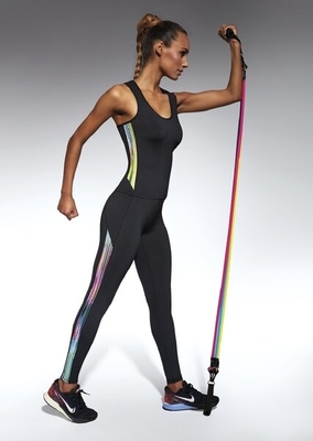 BAS BLEU Dámské sportovní legíny Cosmic blue