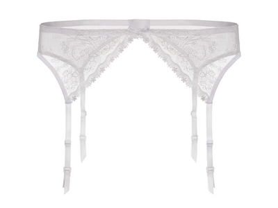 JULIMEX Podvazkový pás Daisy bílý