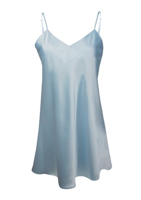 DKAREN KAREN Dámská košilka saténová modrá