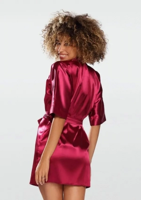 DKAREN Dámský župan 90 bordó