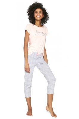 CORNETTE Dámské pyžamo 670/199 MAGIC starorůžová