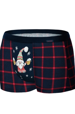 CORNETTE Pánské vánoční boxerky 007/69 GNOME 2