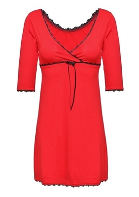 DKAREN Dámská košilka Magnolia červená