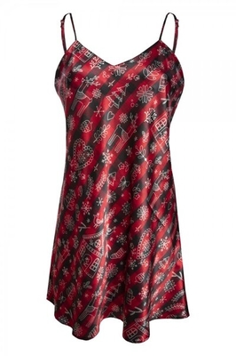 DKaren Dámská košilka saténová HK CHRISTMAS 