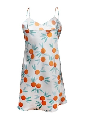 DKaren Dámská košilka saténová HK pomeranč