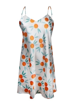 DKaren Dámská košilka saténová HK pomeranč