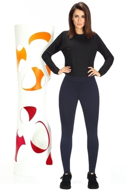 BAS BLEU Dámské sportovní legíny Cosmic blue