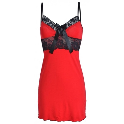 DKAREN Dámská košilka Ines red-black