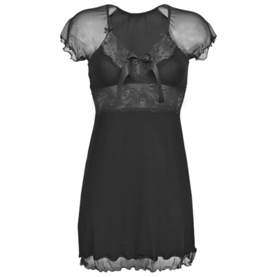 DKAREN Dámská košilka Paulina černá