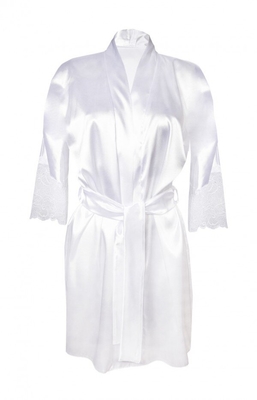 DKAREN Dámský župan Judyta bílá