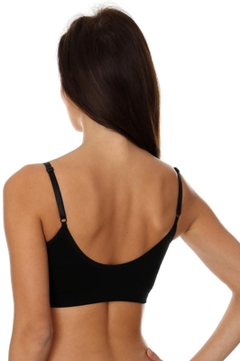 BRUBECK Dámská bezešvá podprsenka 00012A černá