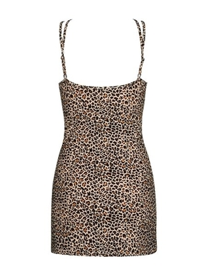 OBSESSIVE Dámská košilka Jungirl chemise hnědá