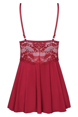 OBSESSIVE Dámská košilka 810-BAB wine