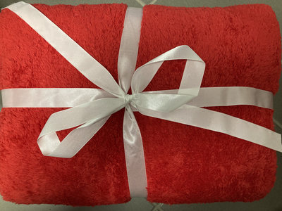 Hřejivá deka Dkaren červená