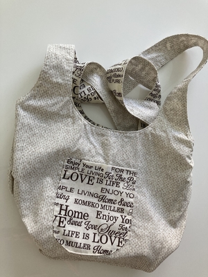 Plážová látková taška Love