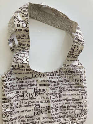 Plážová látková taška Love