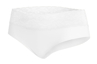 JULIMEX Dámské kalhotky HIPSTER panty figi bílé 