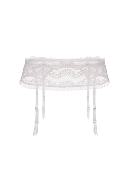 JULIMEX Podvazkový pás Lilly bílý