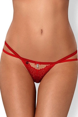 OBSESSIVE Dámská tanga 838-THO červená