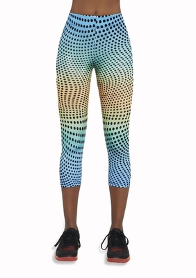 Bas Bleu Dámské legíny WAVE 70 multicolor