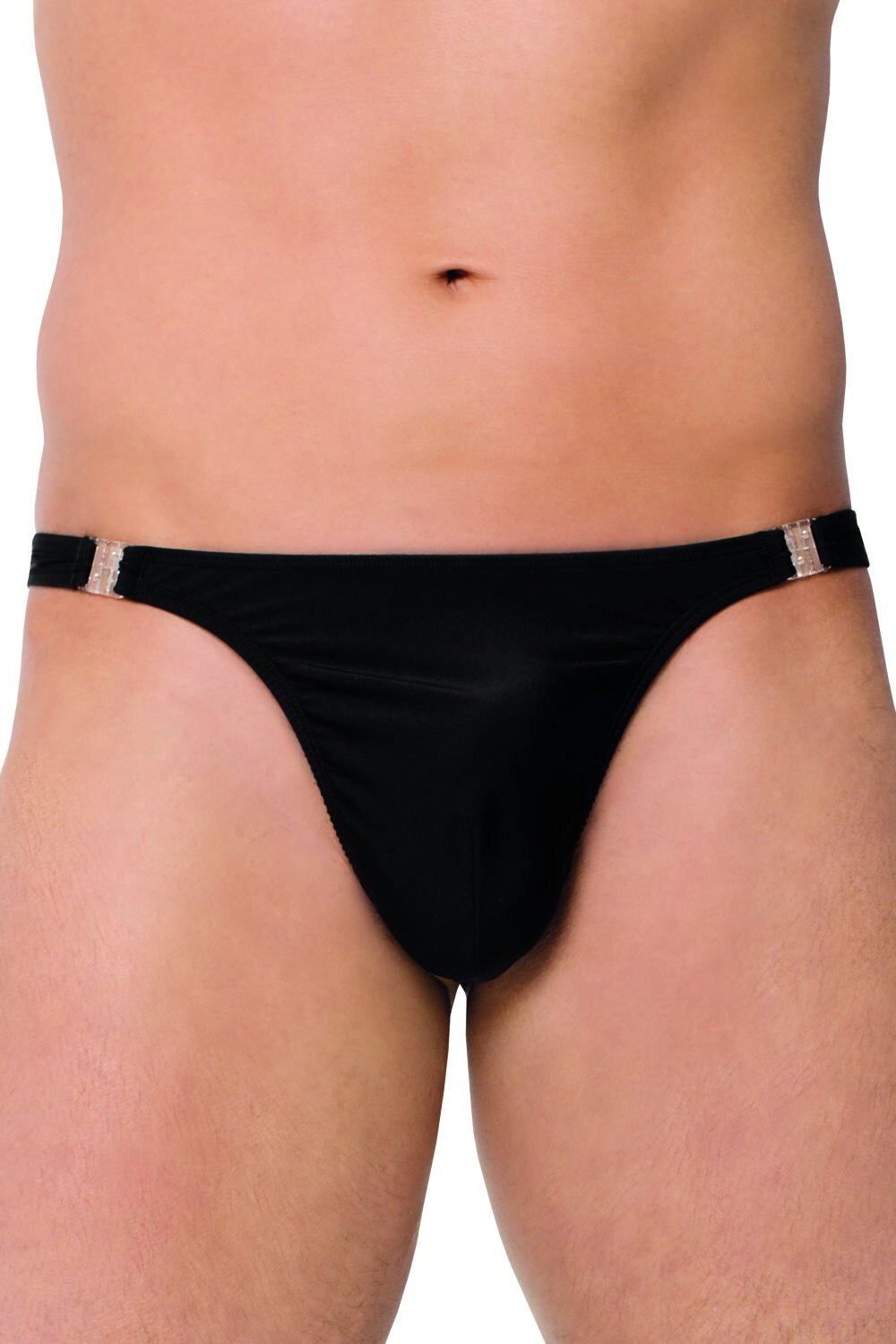 SOFTLINE COLLECTION Pánská tanga 4432 černá barva černá, velikost M