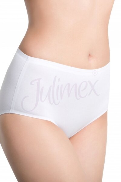 JULIMEX Dámské kalhotky Cotton midi white